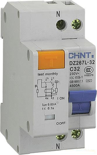正泰漏电断路器DZ267LE-32 10-32A